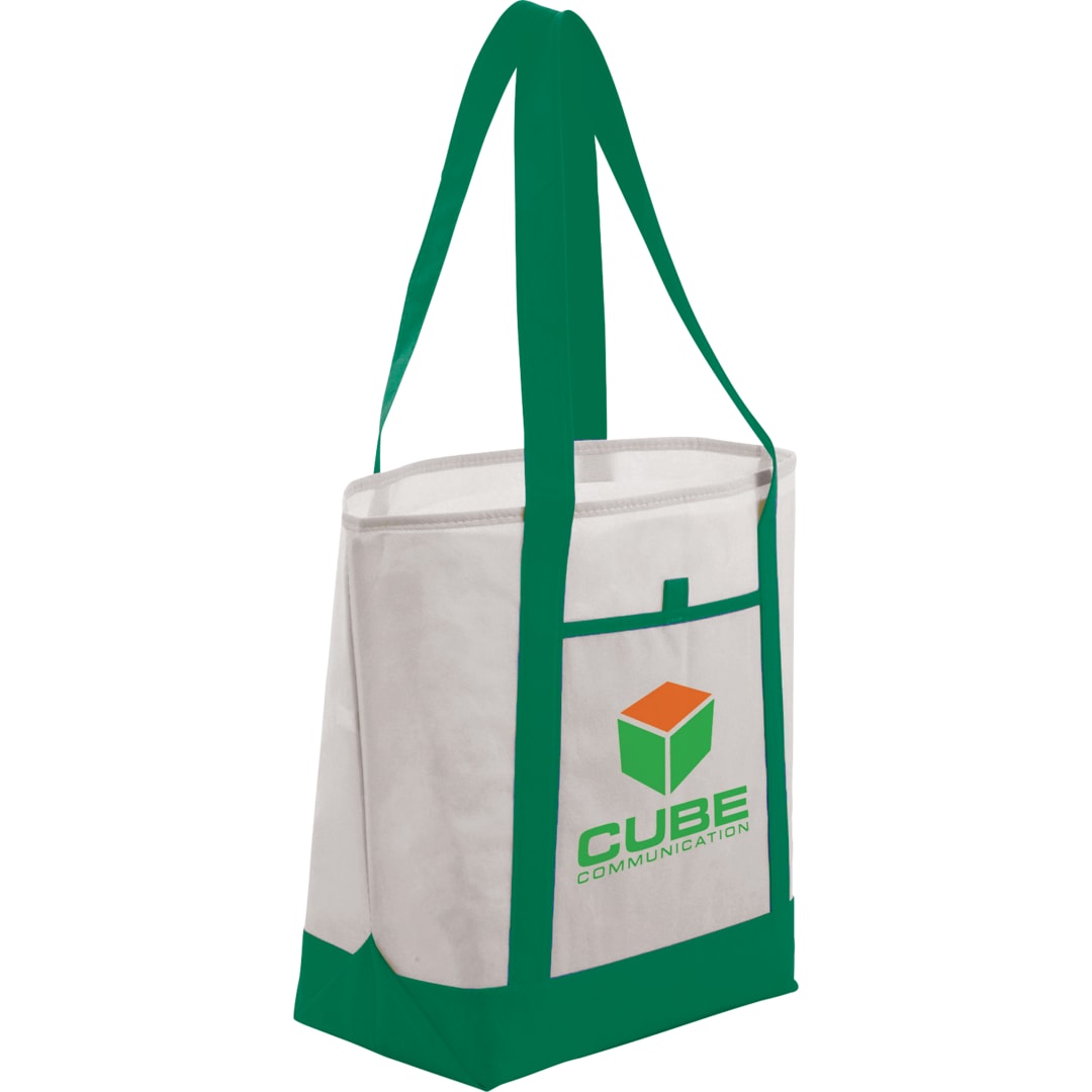 Lighthouse Non-Woven Tote - SM-7333 Green