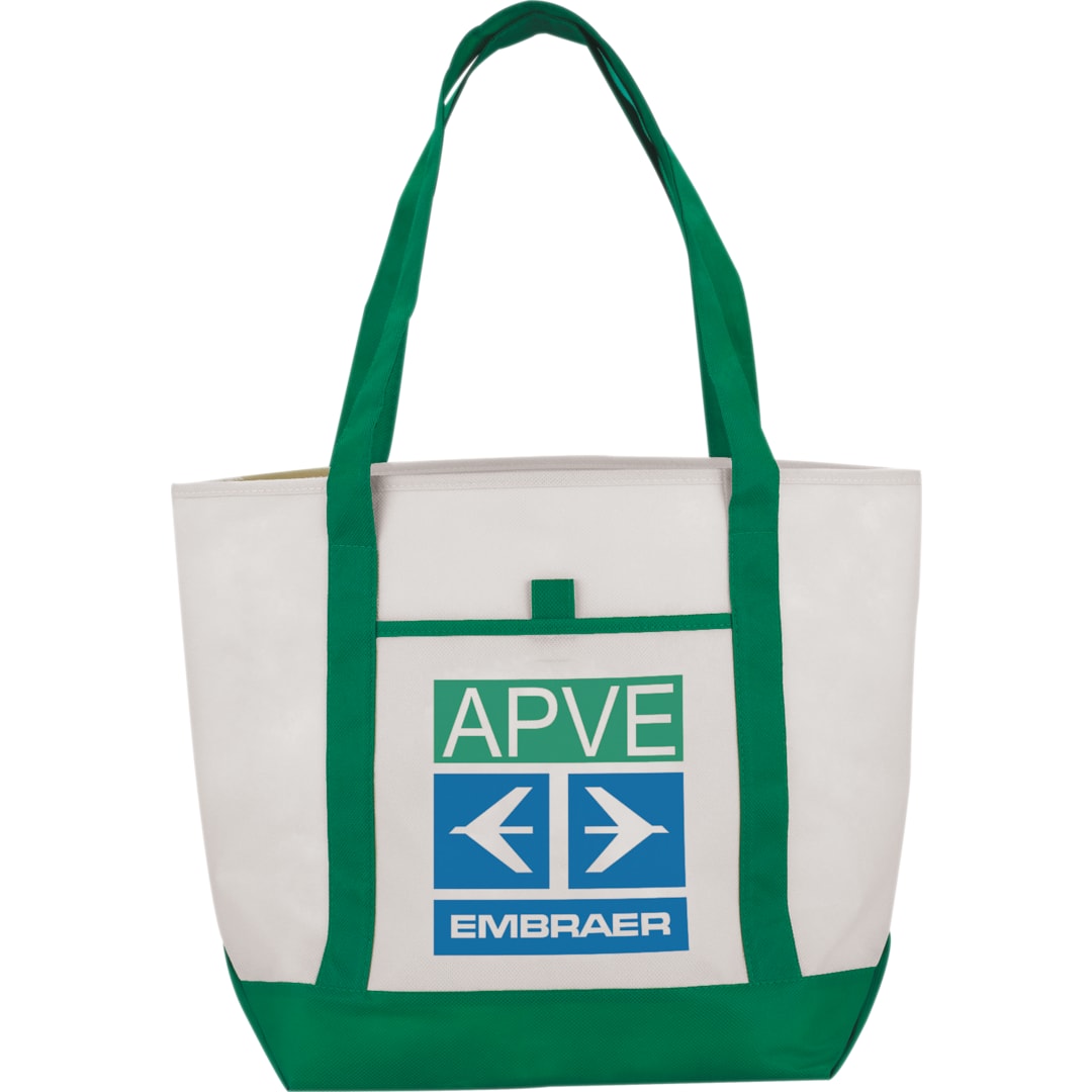 Lighthouse Non-Woven Tote - SM-7333 Green