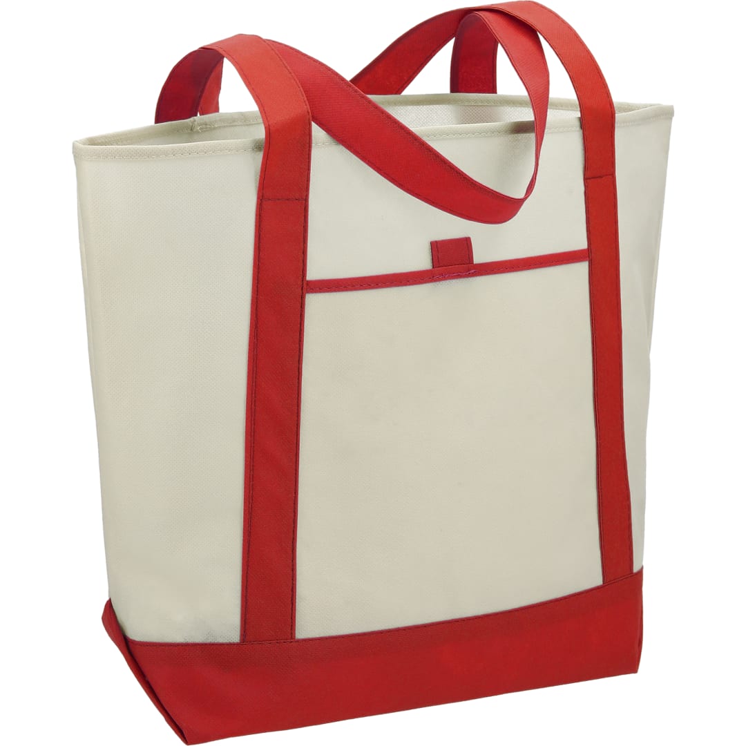 Lighthouse Non-Woven Tote - SM-7333 Red