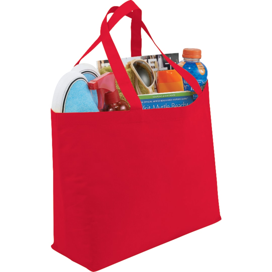 Big Boy Non-Woven Shopper Tote - SM-7344 Red