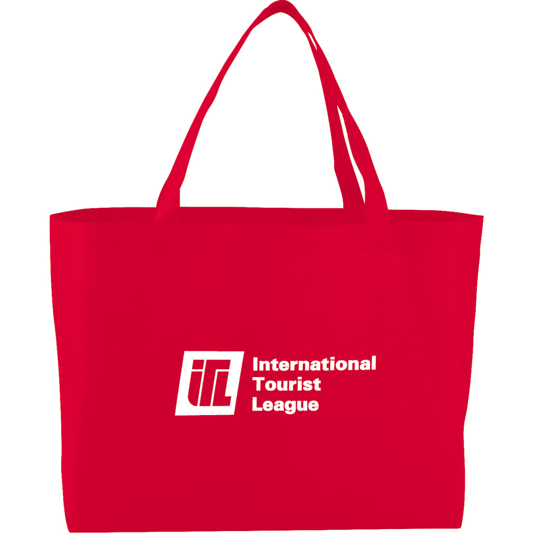 Big Boy Non-Woven Shopper Tote - SM-7344 Red