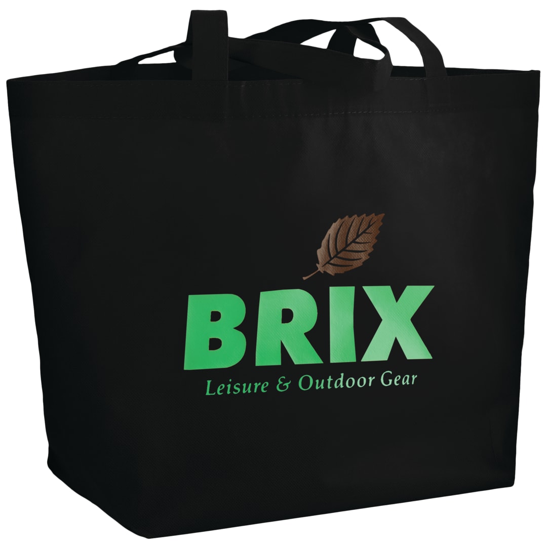 Bullet YaYa Budget Non-Woven Shopper Tote - SM-7346 Black
