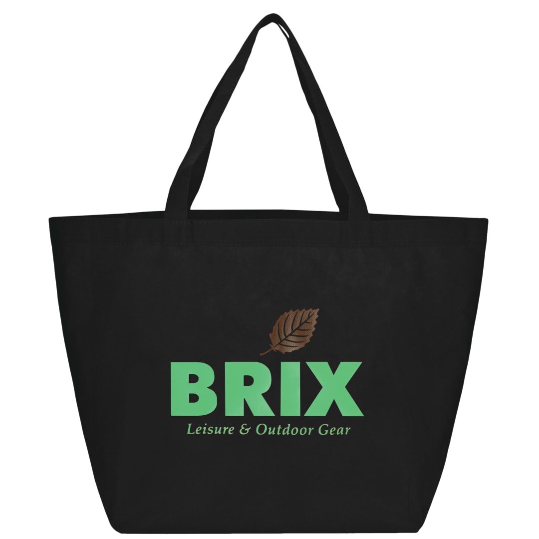 Bullet YaYa Budget Non-Woven Shopper Tote - SM-7346 Black