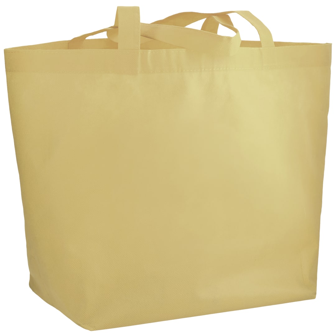 Bullet YaYa Budget Non-Woven Shopper Tote - SM-7346 White