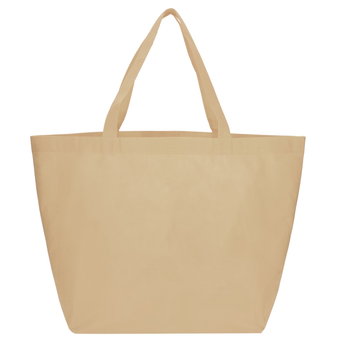 Bullet YaYa Budget Non-Woven Shopper Tote - SM-7346 White