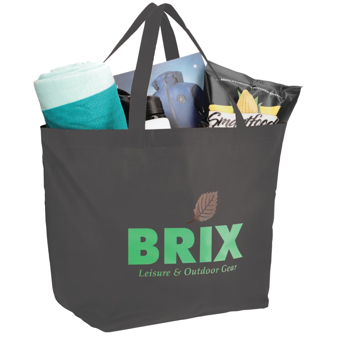 Bullet YaYa Budget Non-Woven Shopper Tote - SM-7346 Gray