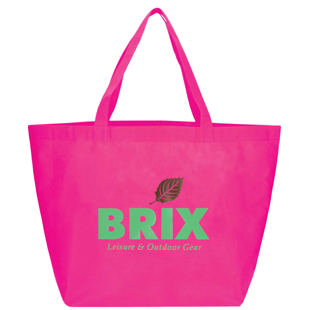 Bullet YaYa Budget Non-Woven Shopper Tote - SM-7346 Purple