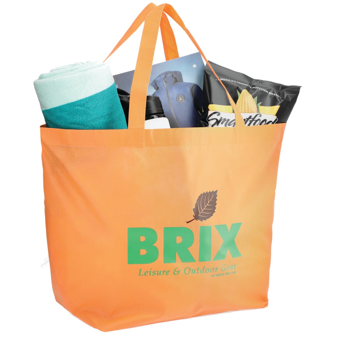 Bullet YaYa Budget Non-Woven Shopper Tote - SM-7346 Orange