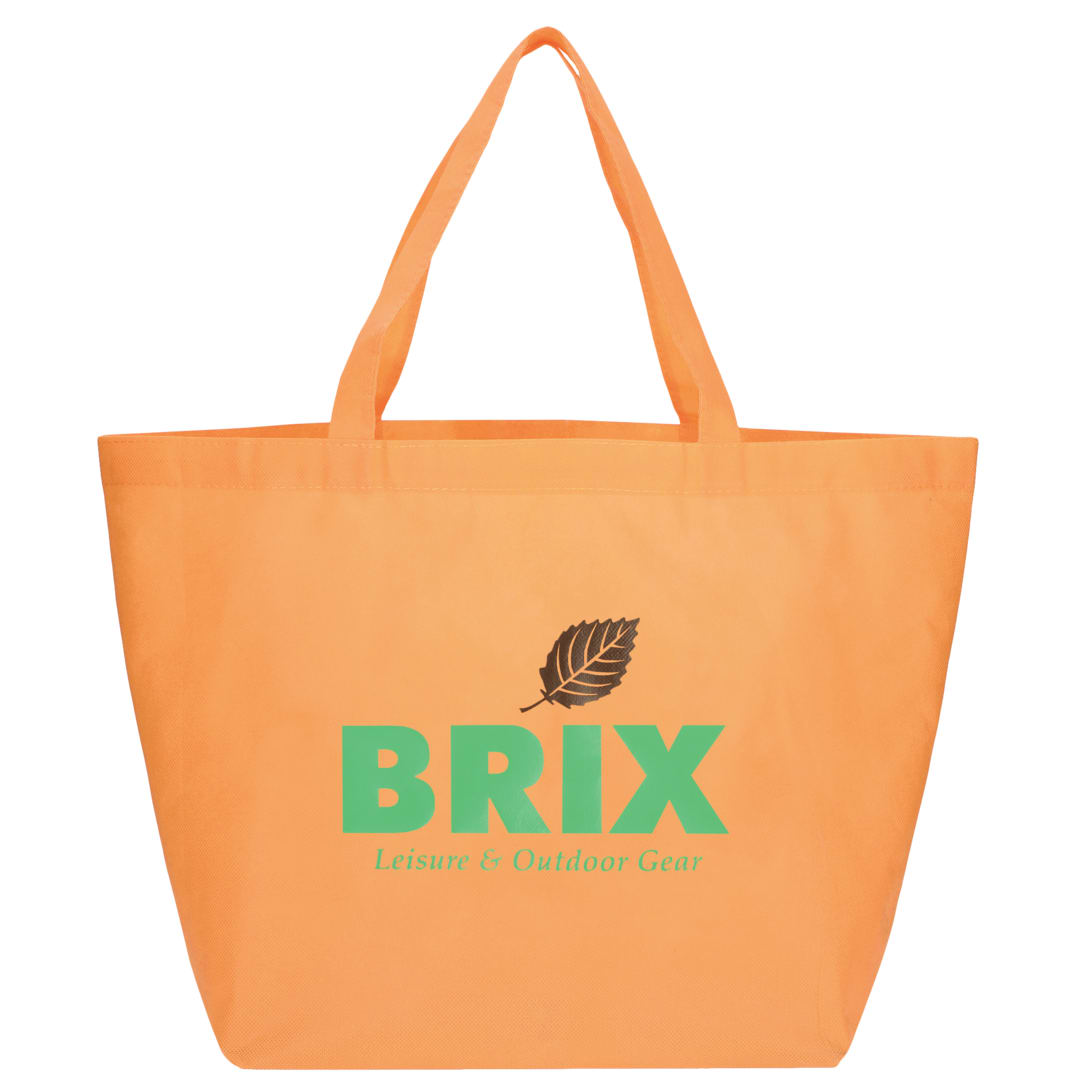 Bullet YaYa Budget Non-Woven Shopper Tote - SM-7346 Orange