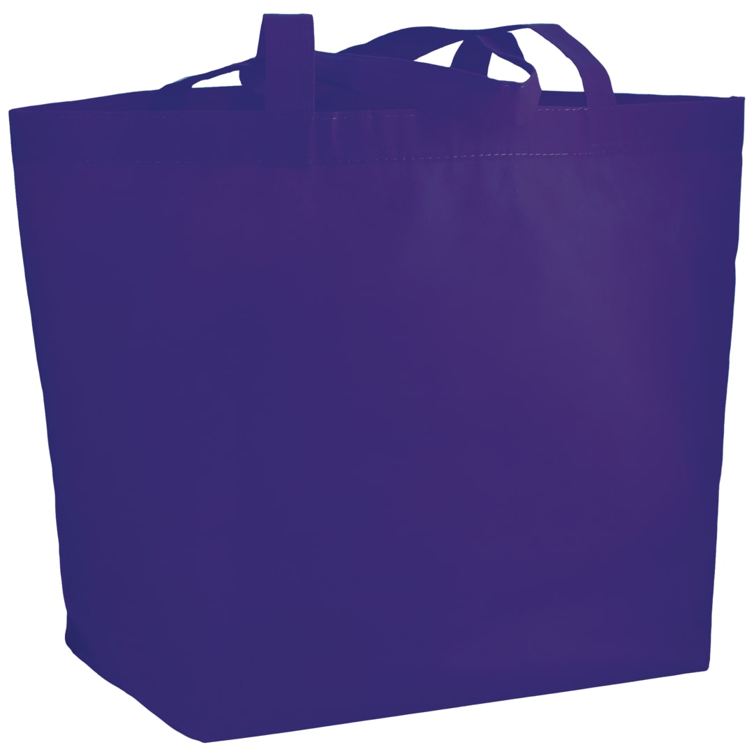 Bullet YaYa Budget Non-Woven Shopper Tote - SM-7346 Purple