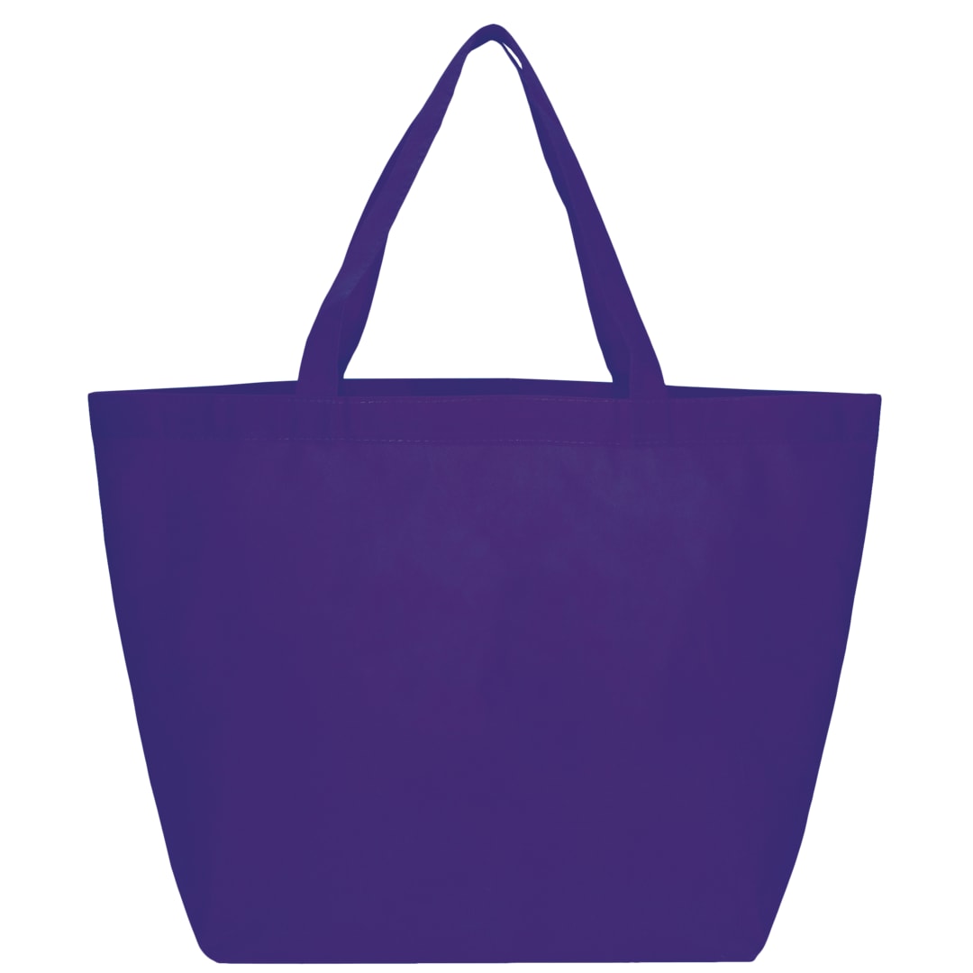 Bullet YaYa Budget Non-Woven Shopper Tote - SM-7346 Purple