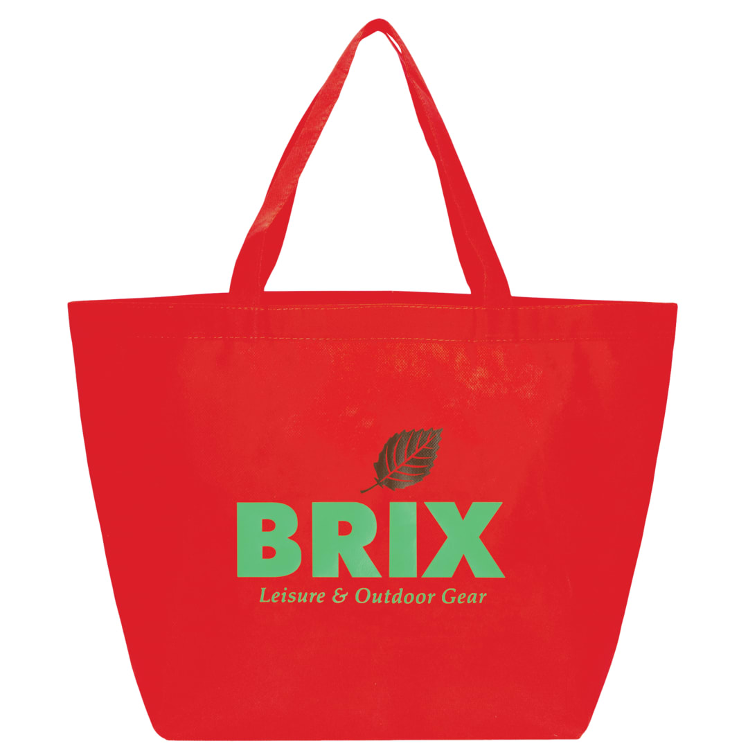 Bullet YaYa Budget Non-Woven Shopper Tote - SM-7346 Red