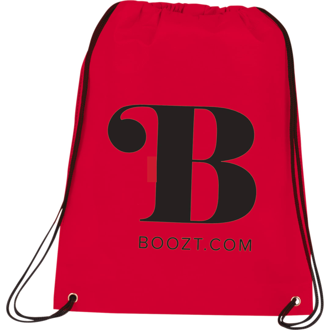 Heat Seal Drawstring Bag - SM-7348 Red