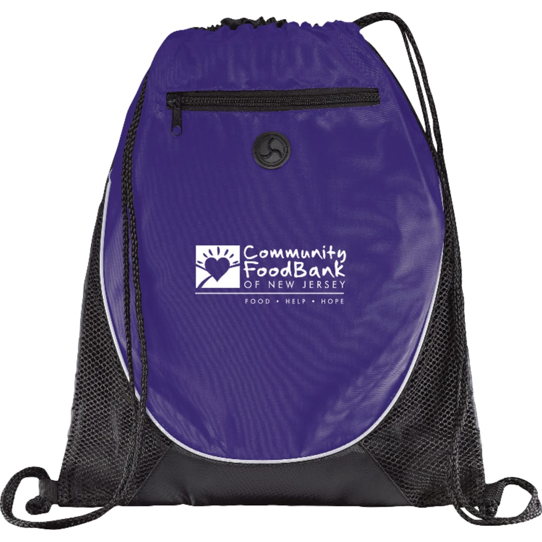 Bullet Peek Drawstring Bag - SM-7350 Purple