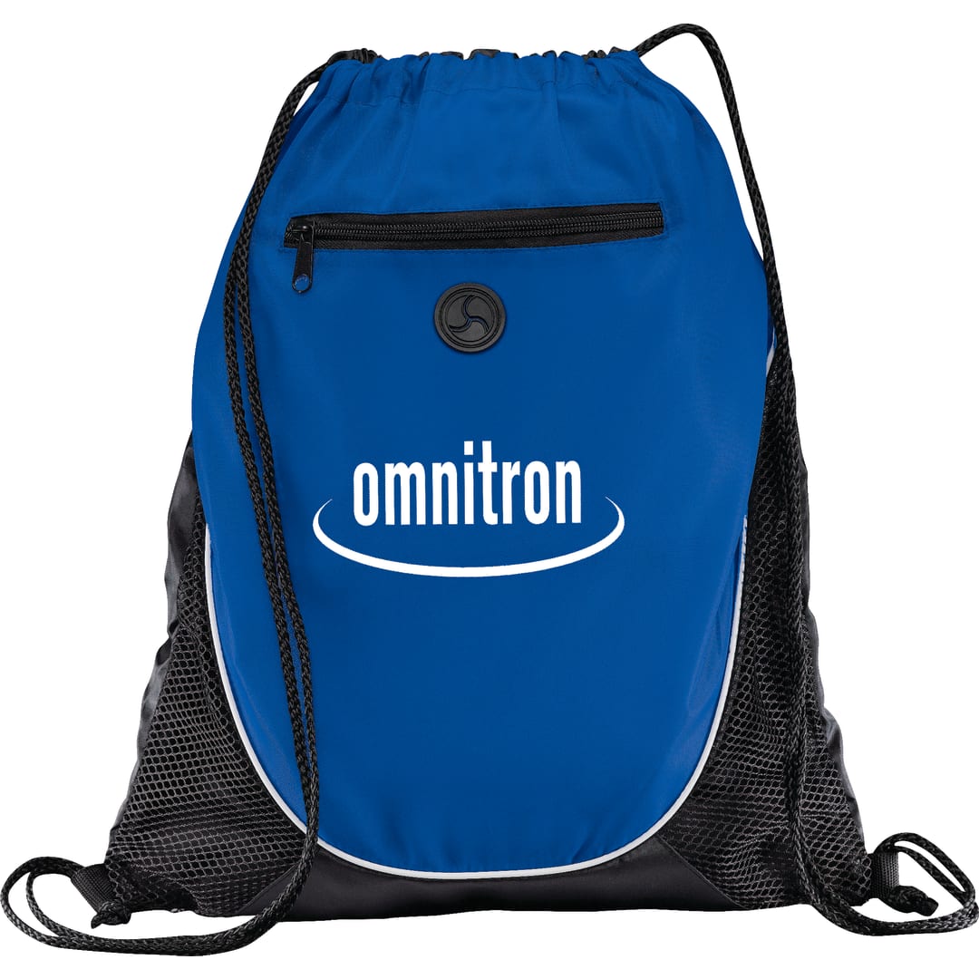 Bullet Peek Drawstring Bag - SM-7350 Blue