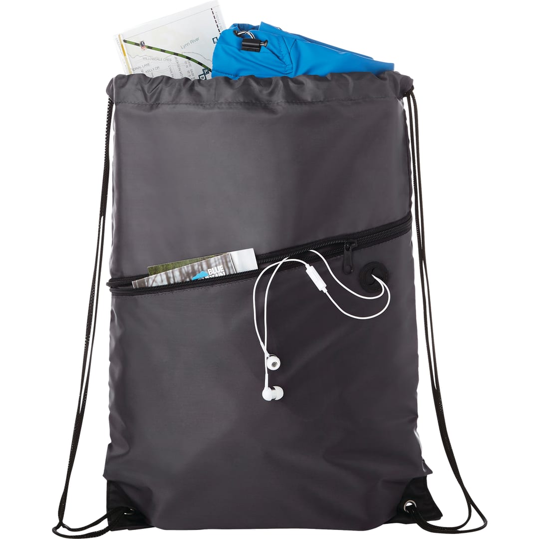 Bullet Robin Drawstring Bag - SM-7353 Gray