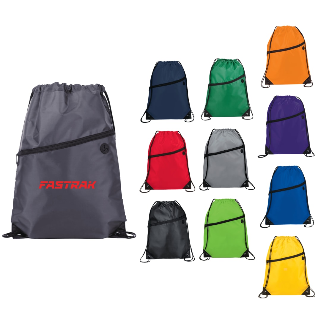 Bullet Robin Drawstring Bag - SM-7353 Gray