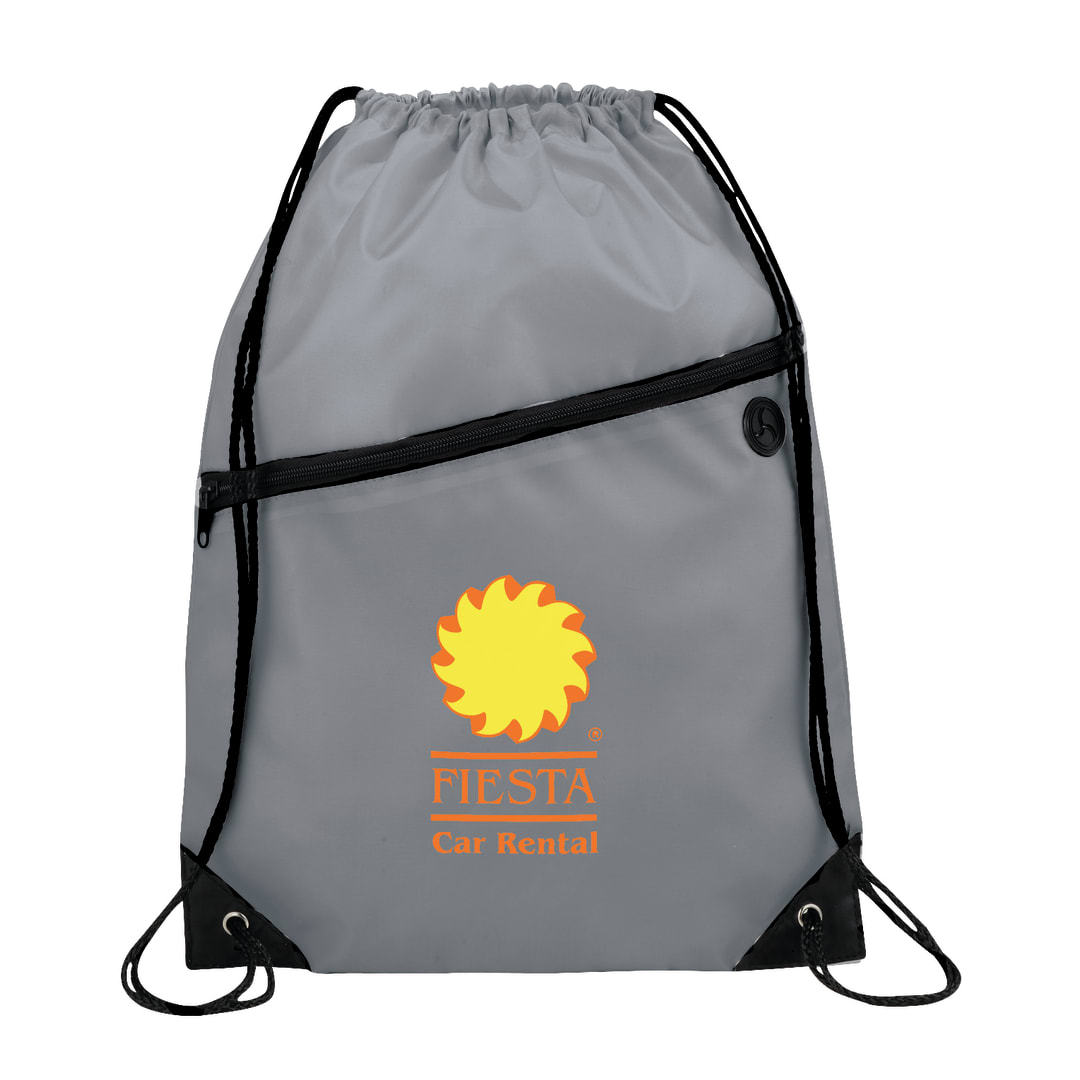 Bullet Robin Drawstring Bag - SM-7353 Gray