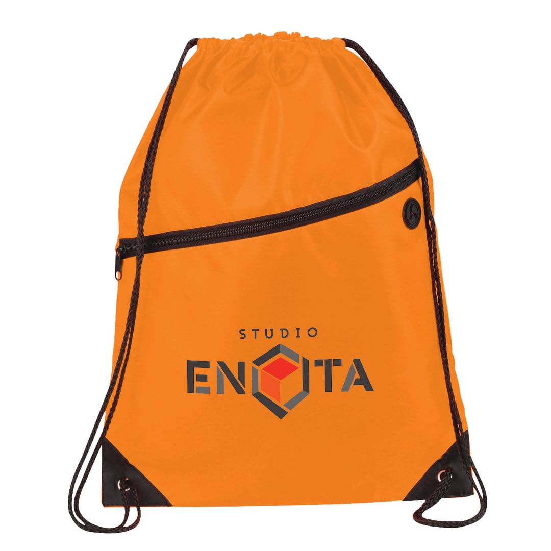 Bullet Robin Drawstring Bag - SM-7353 Orange