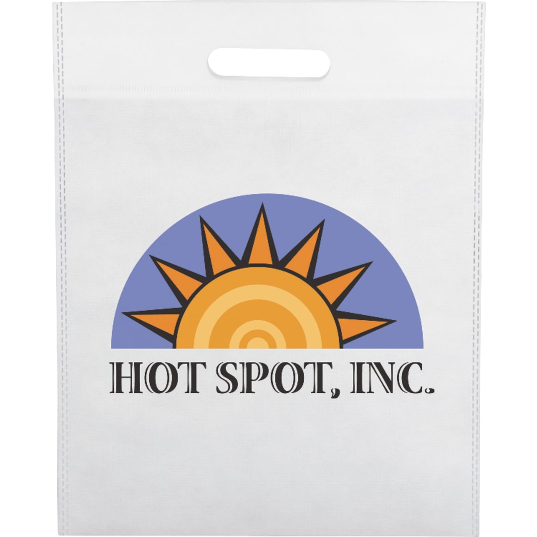Freedom Heat Seal Non-Woven Tote - SM-7372 White