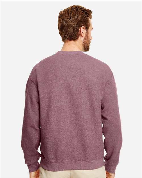 Gildan Unisex Heavy Blend™ Crewneck Sweatshirt - 18000 Heather Dark Maroon