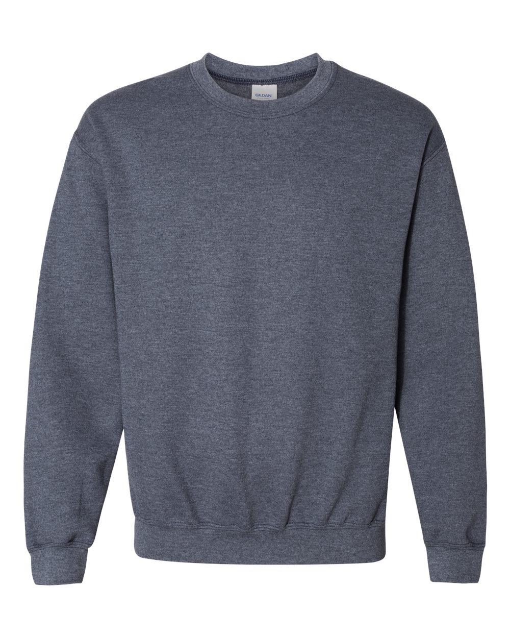 Gildan Unisex Heavy Blend™ Crewneck Sweatshirt - 18000 Heather Dark Navy