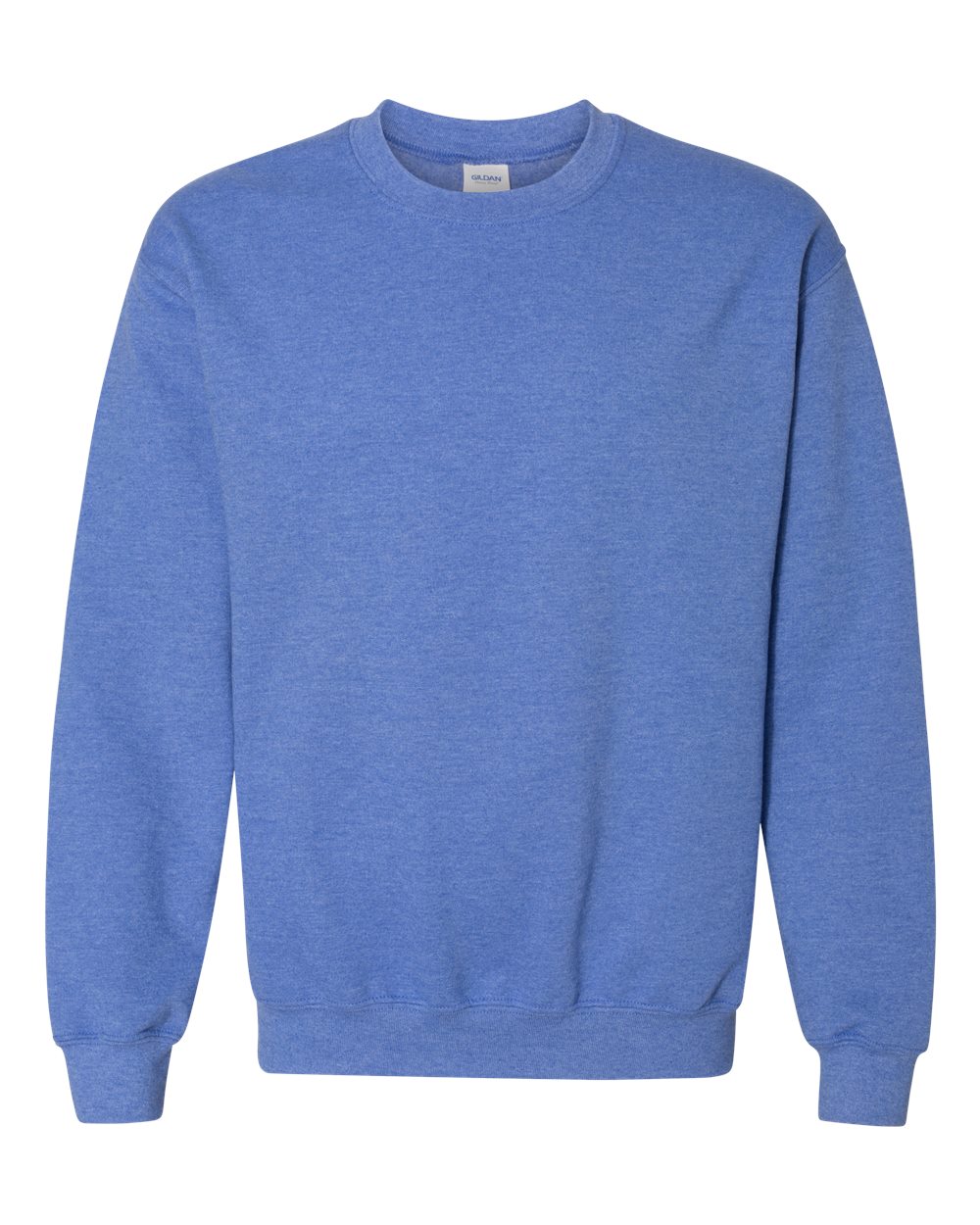 Gildan Unisex Heavy Blend™ Crewneck Sweatshirt - 18000 Heather Deep Royal