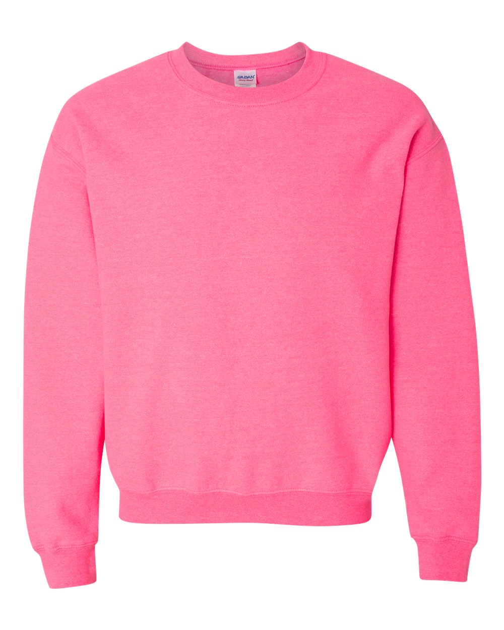 Gildan Unisex Heavy Blend™ Crewneck Sweatshirt - 18000 Safety Pink