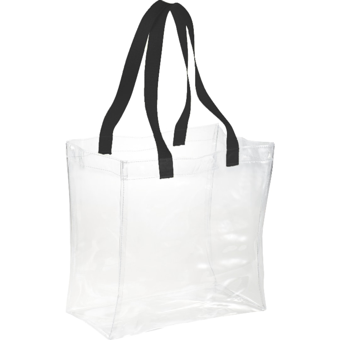 Rally Clear Stadium Tote - SM-7400 Black