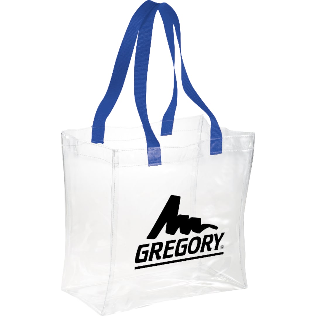 Rally Clear Stadium Tote - SM-7400 Blue