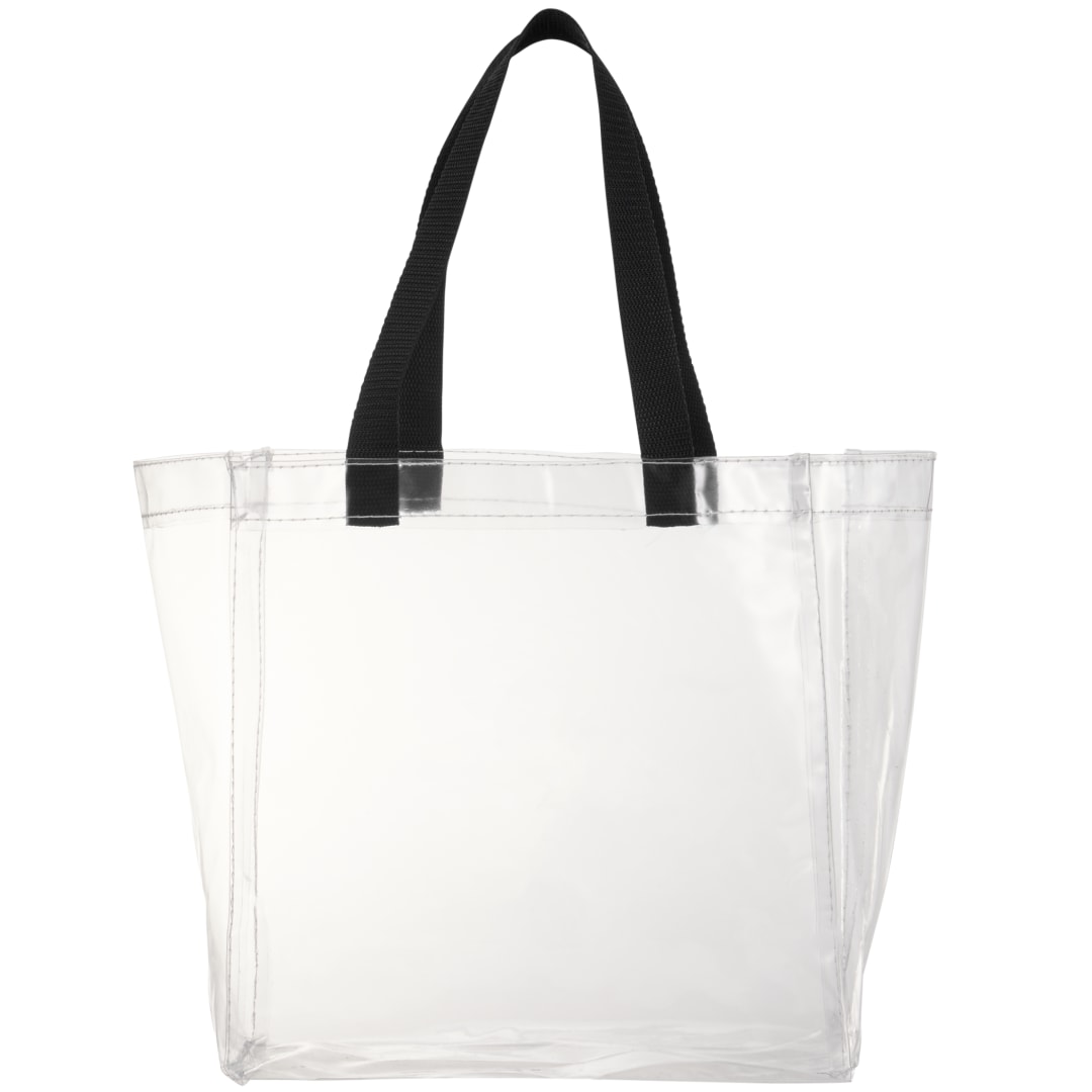 Bullet Rally Clear Stadium Tote - SM-7400 Black