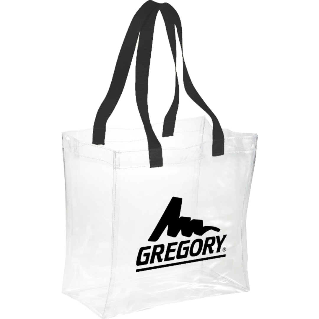 Bullet Rally Clear Stadium Tote - SM-7400 Black