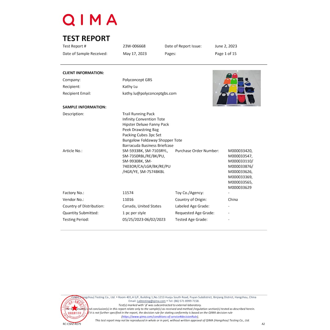 Bungalow Foldaway Shopper Tote - SM-7403 Black