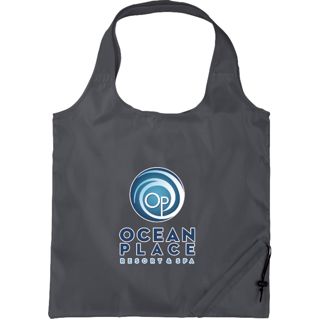 Bungalow Foldaway Shopper Tote - SM-7403 Gray