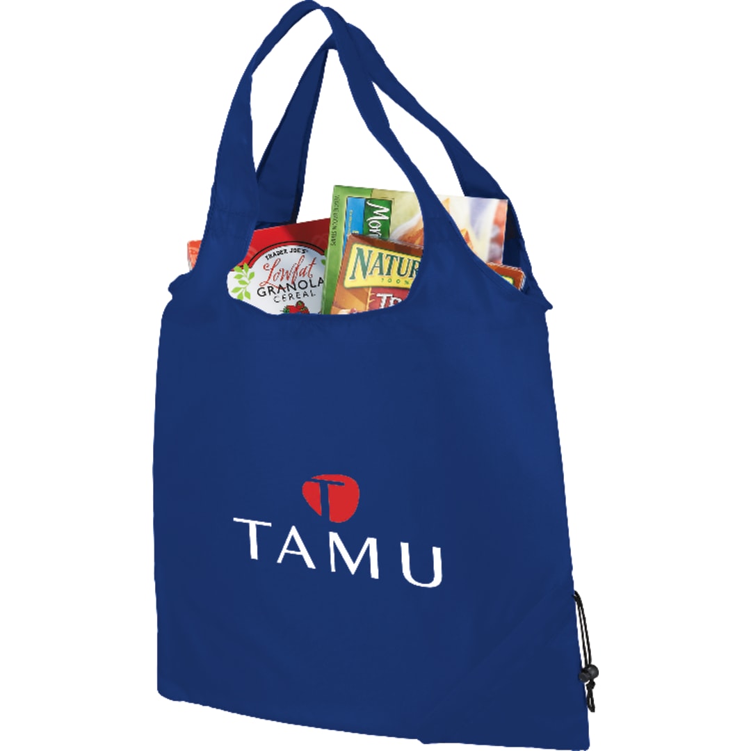 Bungalow Foldaway Shopper Tote - SM-7403 Blue