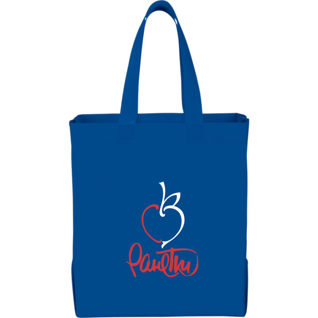 Liberty Heat Seal Non-Woven Grocery Tote - SM-7411 Blue