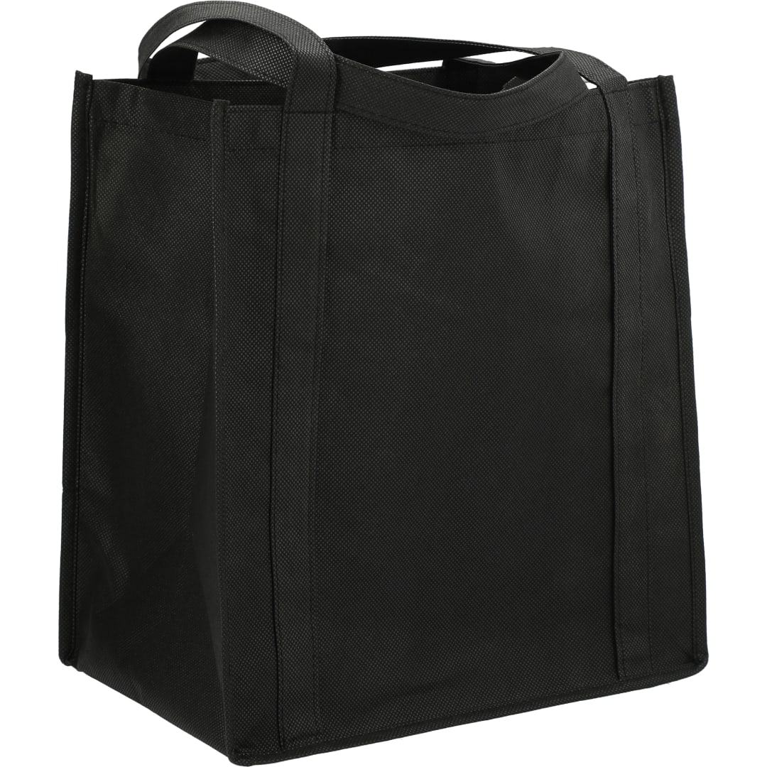Bullet Little Juno Non-Woven Grocery Tote - SM-7412 Black
