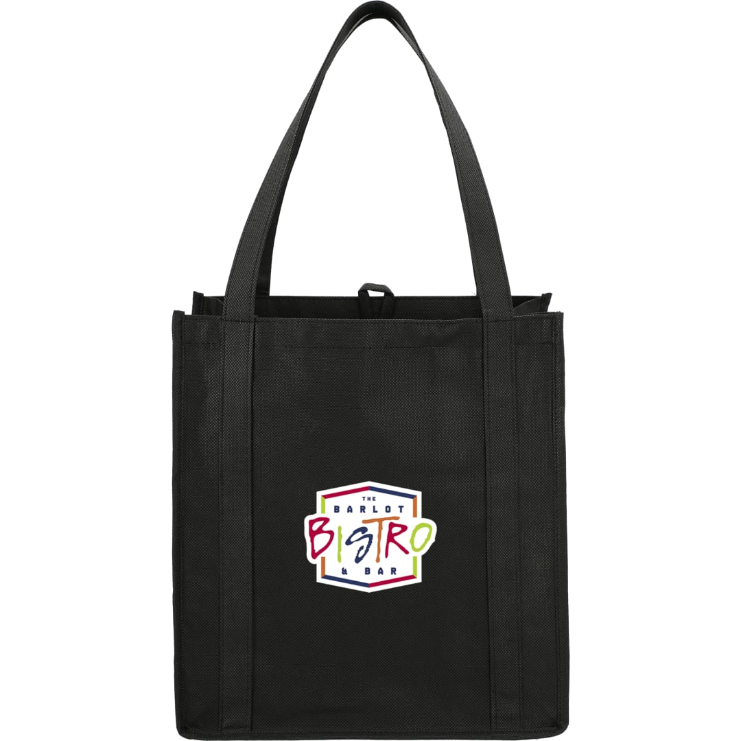 Bullet Little Juno Non-Woven Grocery Tote - SM-7412 Black