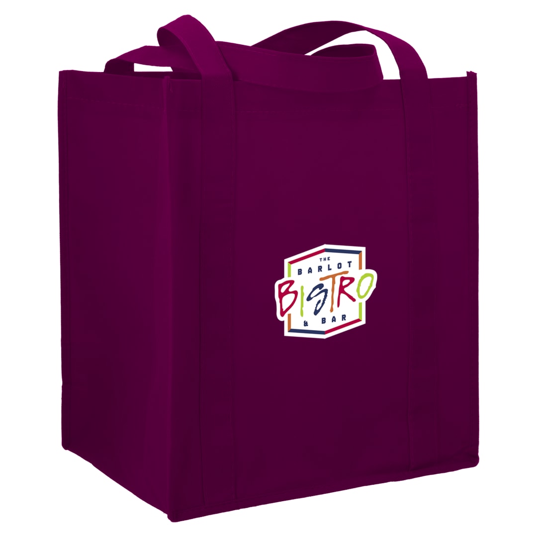 Bullet Little Juno Non-Woven Grocery Tote - SM-7412 Red