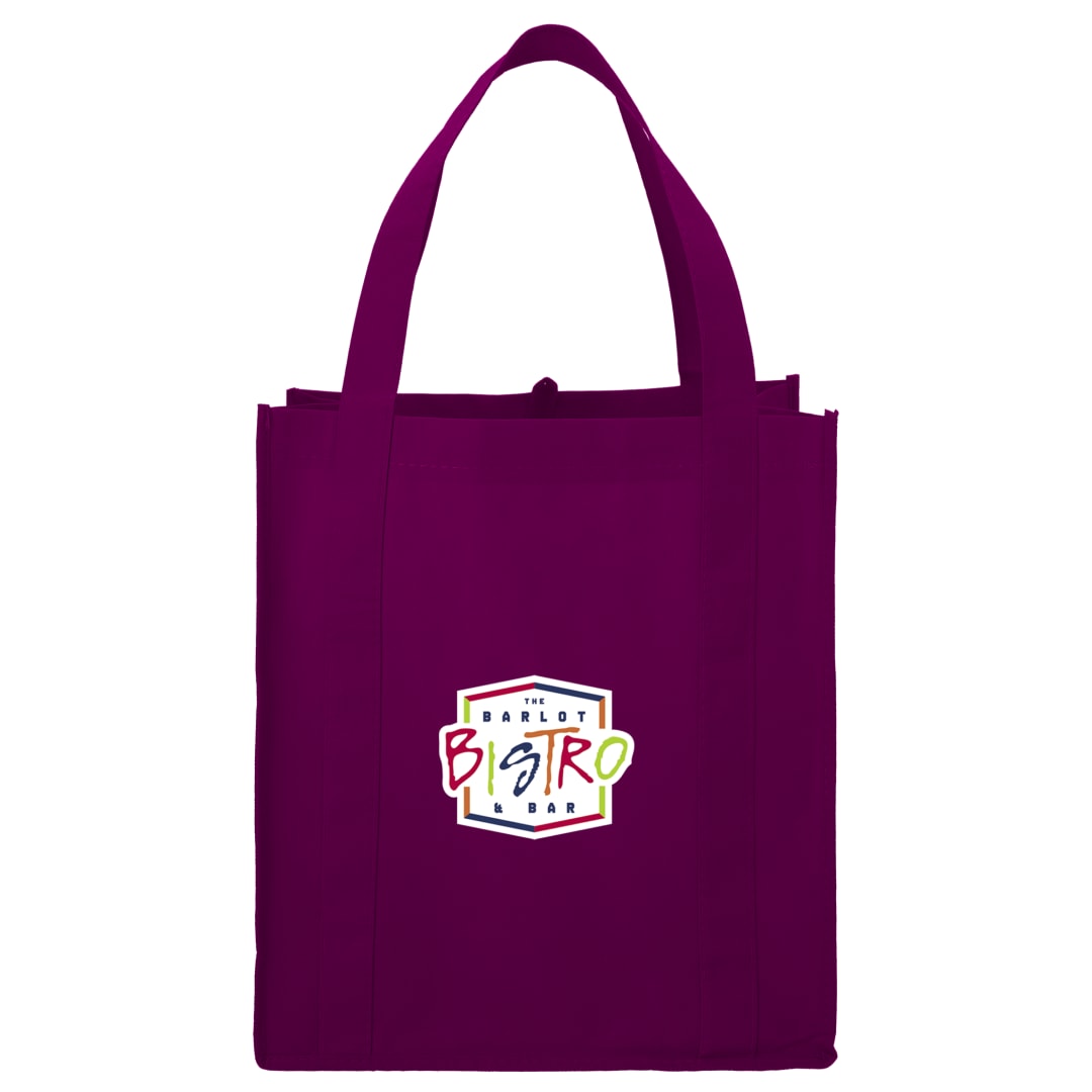 Bullet Little Juno Non-Woven Grocery Tote - SM-7412 Red