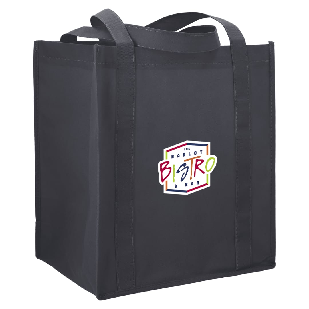 Bullet Little Juno Non-Woven Grocery Tote - SM-7412 Gray