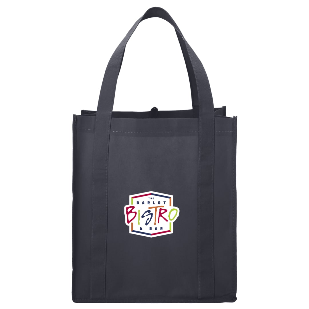 Bullet Little Juno Non-Woven Grocery Tote - SM-7412 Gray