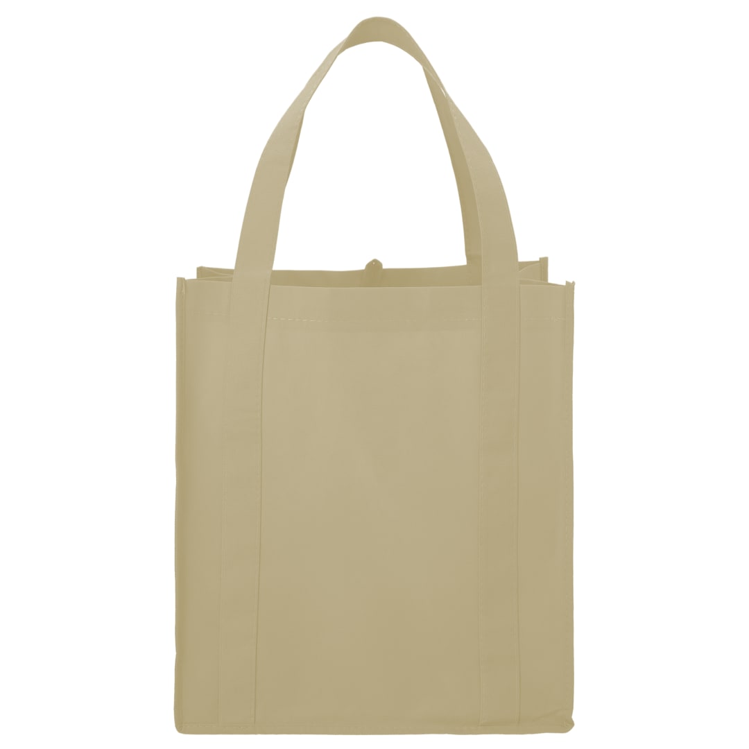 Bullet Little Juno Non-Woven Grocery Tote - SM-7412 White