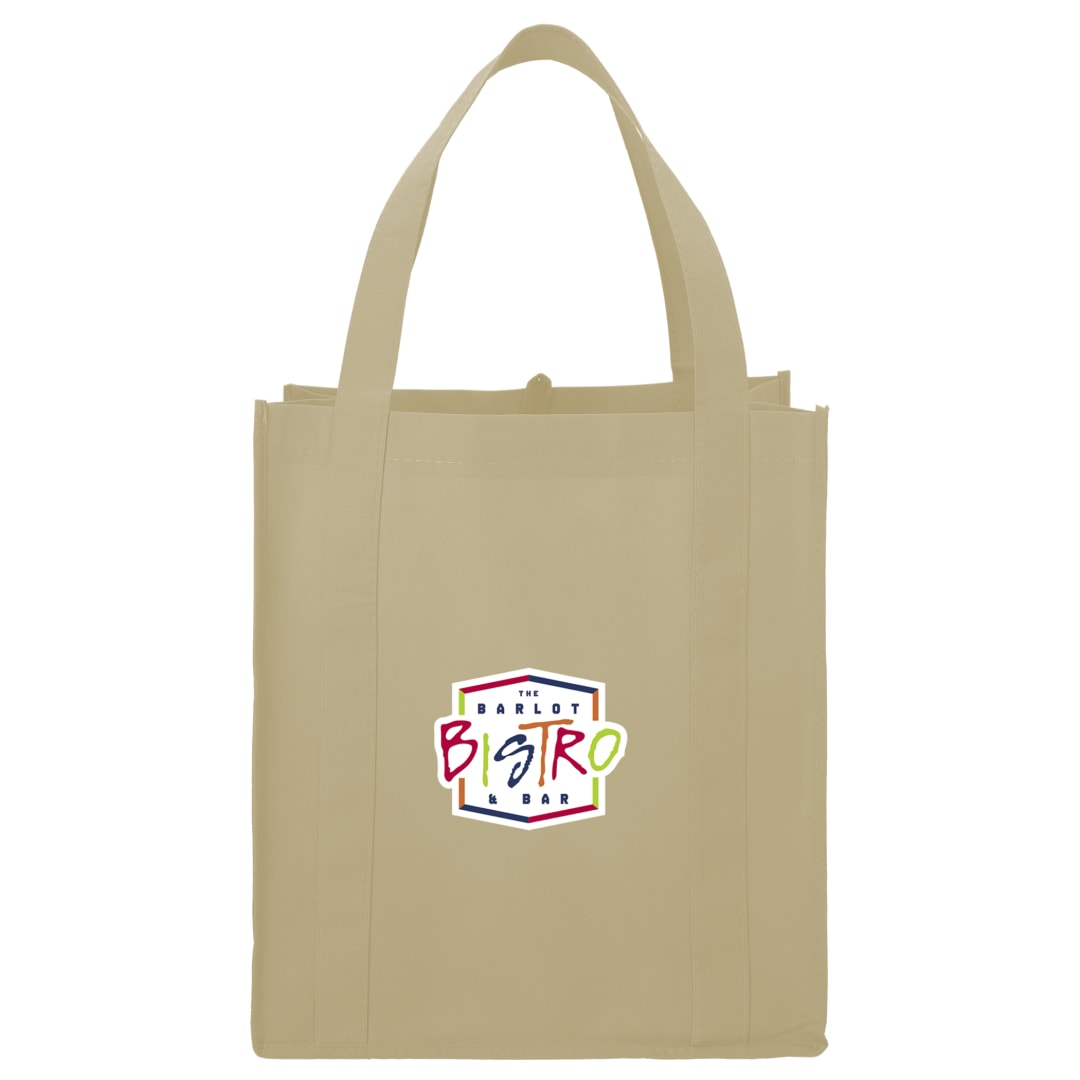 Bullet Little Juno Non-Woven Grocery Tote - SM-7412 White