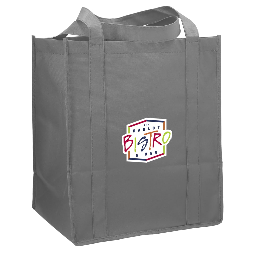 Bullet Little Juno Non-Woven Grocery Tote - SM-7412 Gray