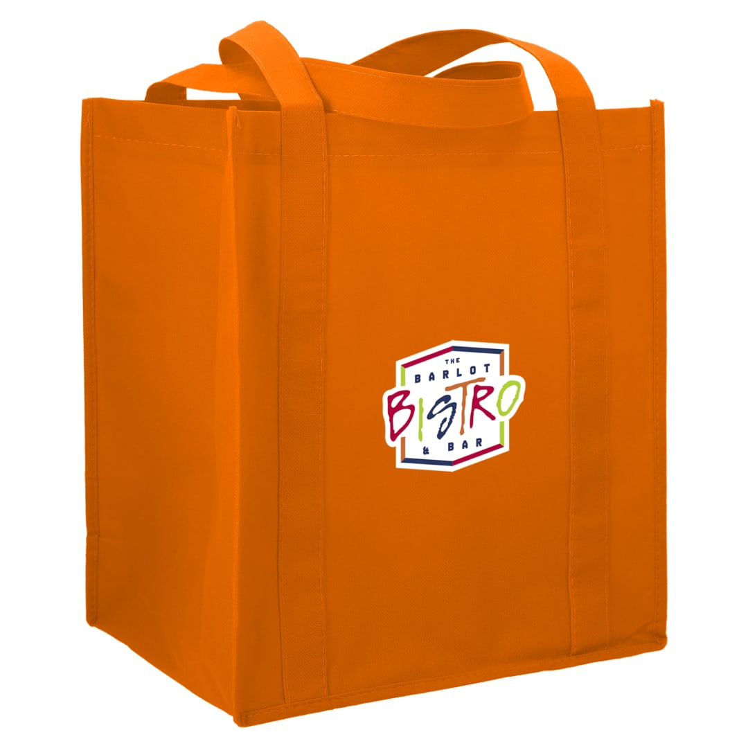 Bullet Little Juno Non-Woven Grocery Tote - SM-7412 Orange