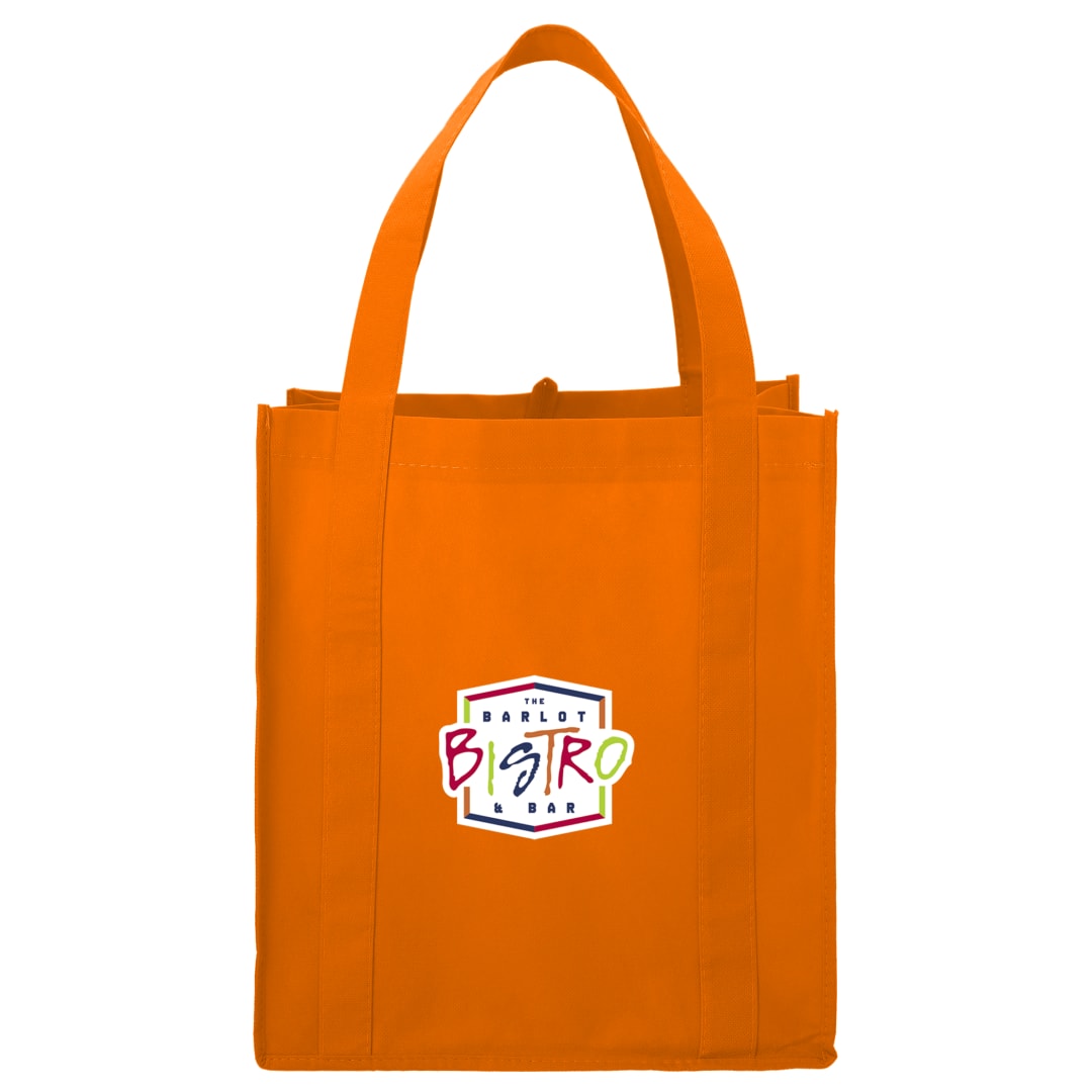 Bullet Little Juno Non-Woven Grocery Tote - SM-7412 Orange