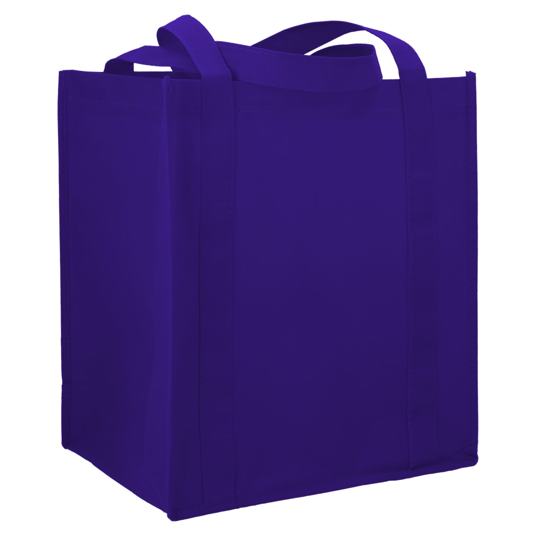 Bullet Little Juno Non-Woven Grocery Tote - SM-7412 Purple