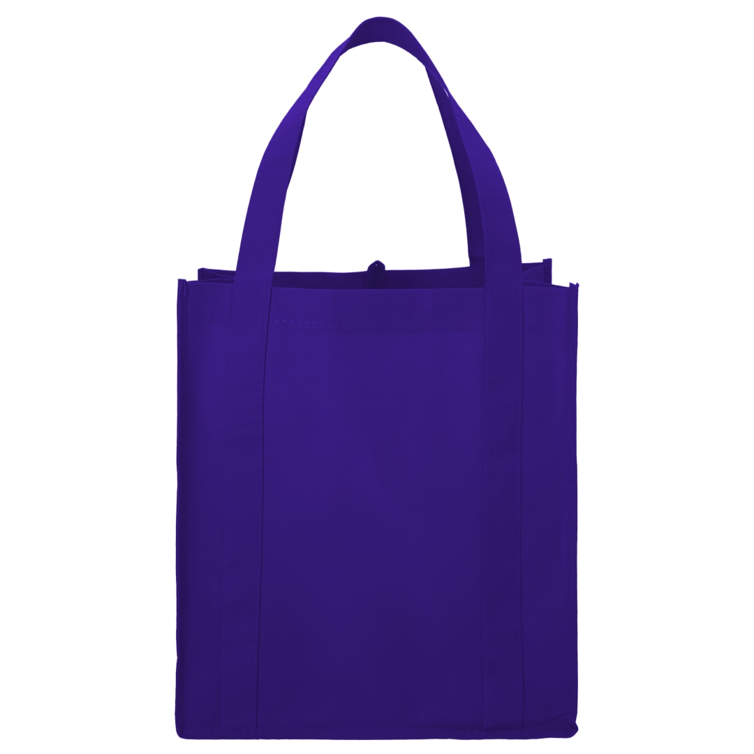 Bullet Little Juno Non-Woven Grocery Tote - SM-7412 Purple