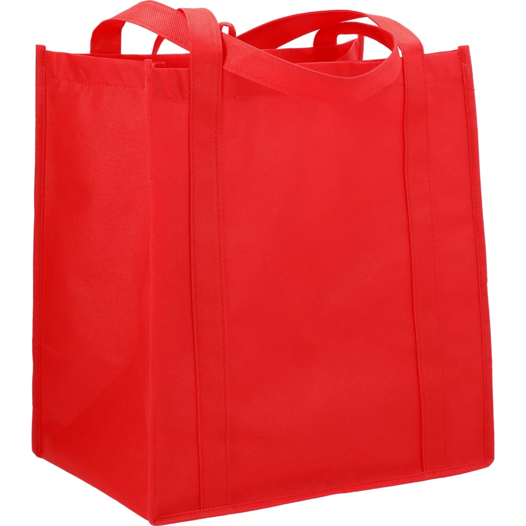 Bullet Little Juno Non-Woven Grocery Tote - SM-7412 Red